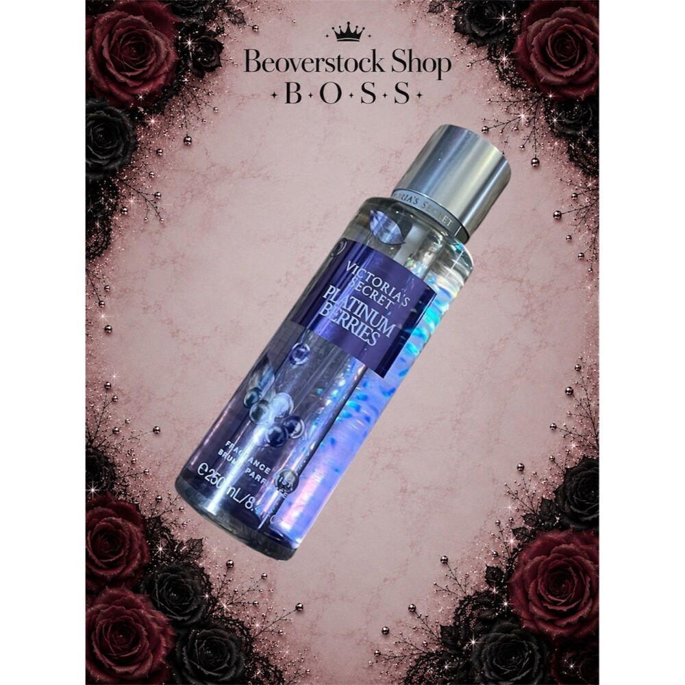 New Victoria’s Secret Platinum Berries Fragrance Mist – 8.4 fl oz